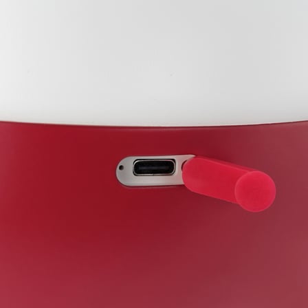 LED'li dekoratif aydınlatma, kırmızı, 25 cm, güneş enerjili
