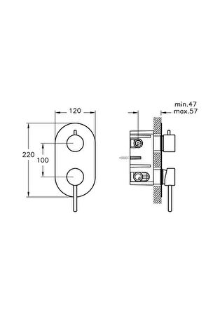 Artema Minimax A41652 Ankastre Banyo Bataryası, Yönlendiricili 3