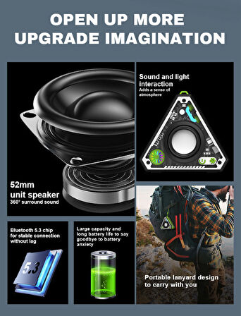 Mini Ses Bombası Bluetooth hoparlör Çok güçlü ses Usun şarj süresi Tüm telefon tablet uyumlu