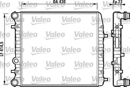 RADYATÖR VW POLO 6Q0121253J 6Q0121253K 6QE121253