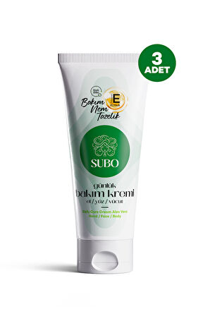 SUBO GÜNLÜK BAKIM KREMİ ALOE VERA 3X60 ML