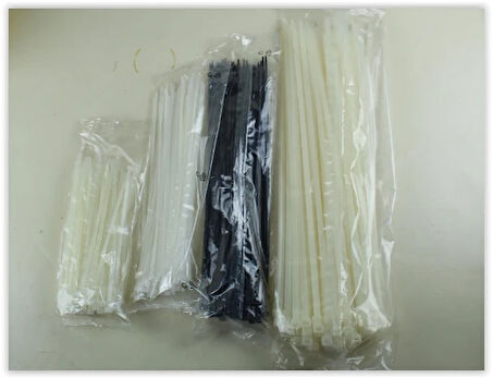 4621180 KABLO BAĞI CIRT KELEPÇE 4.8 10 200 MM PK 100 AD BEYAZ 4621180 2867 (100 ADET)