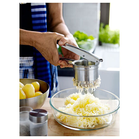 Patates ezici, paslanmaz çelik, 24,5 cm