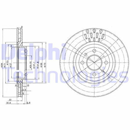 ON FREN DISKI FIAT TIPO 1991-1995 PUNTO 1999-2012 COUPE 1996-2000 ALFA ROMEO 146 1995-2001 145 1995-2001 LANCIA DELTA 2 1993-1999 DEDRA 1991-1999 46403958 46427947 46427949