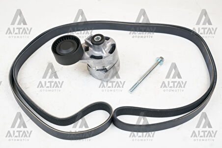 VANTİLATÖR GERGİ SETİ FORD TRANSİT 5347 KLİMASIZ (7PK2682 & APV2836) GKFD014