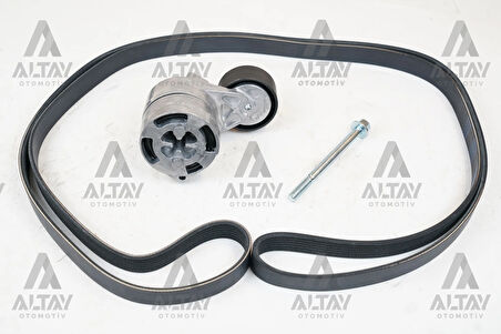 VANTİLATÖR GERGİ SETİ FORD TRANSİT 5347 KLİMASIZ (7PK2682 & APV2836) GKFD014