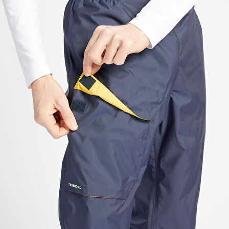Erkek Su Geçirmez Yağmurluk Pantolon - Lacivert - Sailing 100 - XL