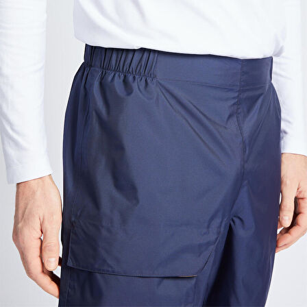 Erkek Su Geçirmez Yağmurluk Pantolon - Lacivert - Sailing 100 - XL