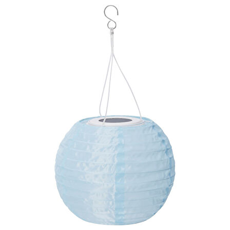LED'li güneş enerjili aydınlatma, açık mavi, 22 cm