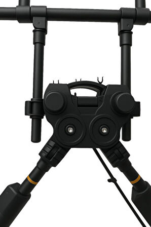 Bauer Profosyonel 4'lü Sazan Sehpası Siyah