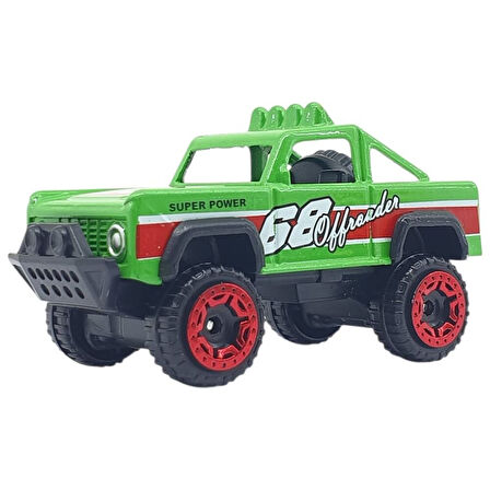 3'lü Araba Off-Road Seti - Die Cast - DS045