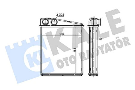 KALORIFER RADYATORU MERCEDES W169 W245 . MINI R55 R56 R60 A1698300761 64113422666