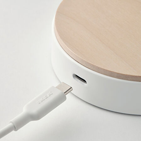 Masa lambası, beyaz