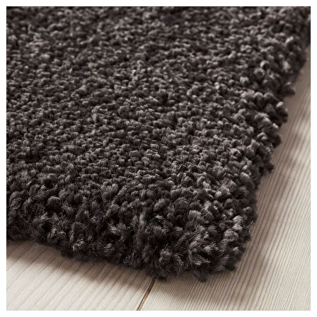 Büyük halı, koyu gri, 170x240 cm