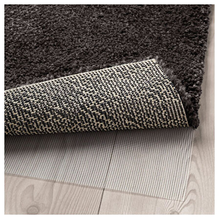 Büyük halı, koyu gri, 170x240 cm