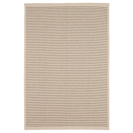 Büyük halı, natürel-siyah, 120x180 cm