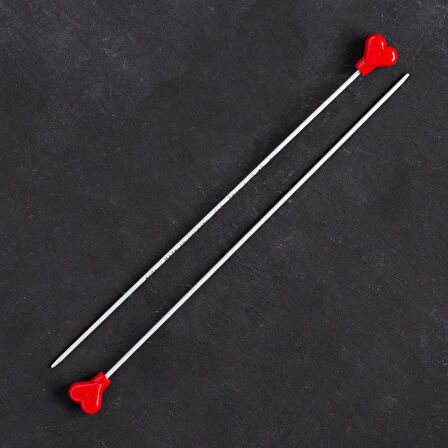 Addi Kalpli 2mm 20cm Klasik Alüminyum Örgü Şişi - 