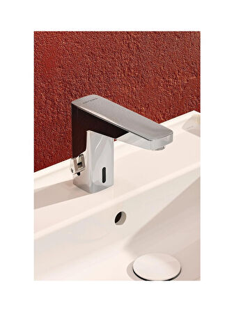 Artema Root Square Temassız Çift Su Girişli Elektrikli Lavabo Bataryası A47128
