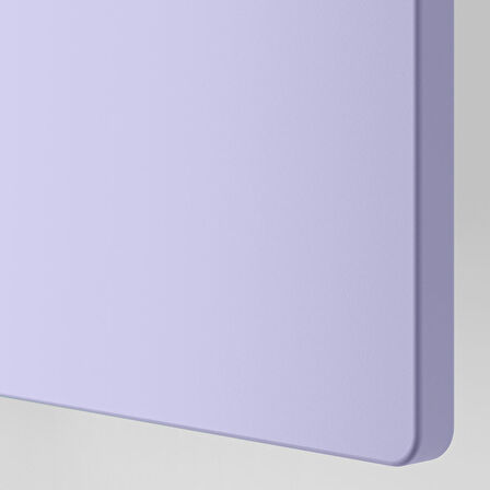 Çocuk gardırobu, beyaz-lila, 60x42x181 cm