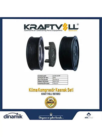 KLIMA KOMPRESOR KASNAK SETI 8PK