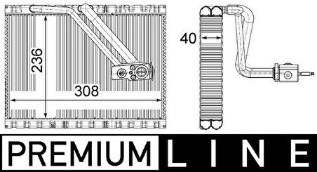 EVAPORATOR MERCEDES VITO W447 2014 A0008304801