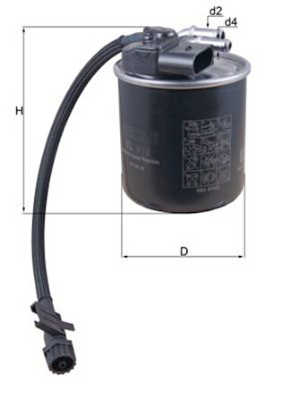 YAKIT FILTRESI MERCEDES OM651 W204 S204 W212 C207 W166 10204 W639 W447 B906 B907 B910 A6510901552