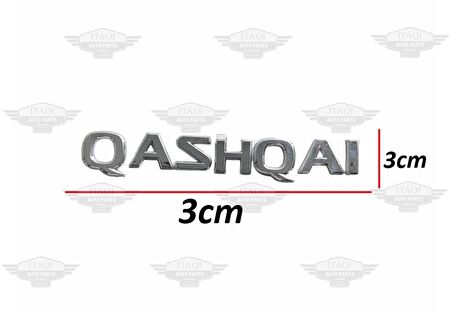 YAZI QASHQAİ 07-13 ARKA (QASHQAİ YAZISI)