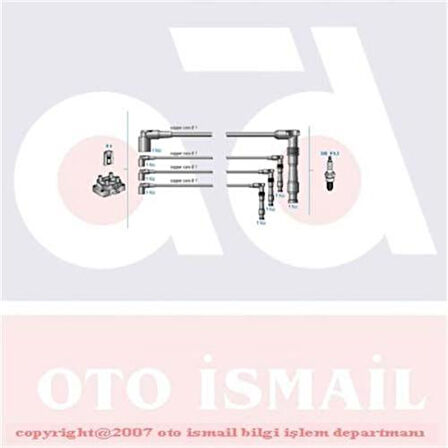 BUJİ KABLO TK VECTRA B 1996-2002-ASTRA F 1994-1998-CORSA 1612561