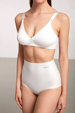 Rosalinda Ultra Hafif Yüksel Bel Külot - Ten - XL