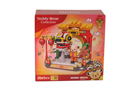 P881006 PANLOS ÇİN EJDERHASI İLE TEDDY 254 PARÇA BLOCK OYUNCAK