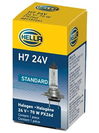FAR AMPUL H7 24V 70W  STANDART