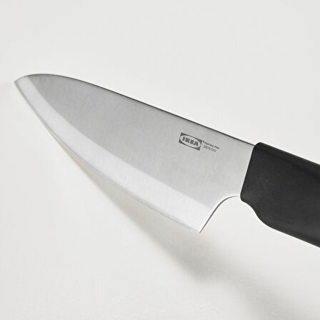 Şef bıçağı, koyu gri, 16 cm