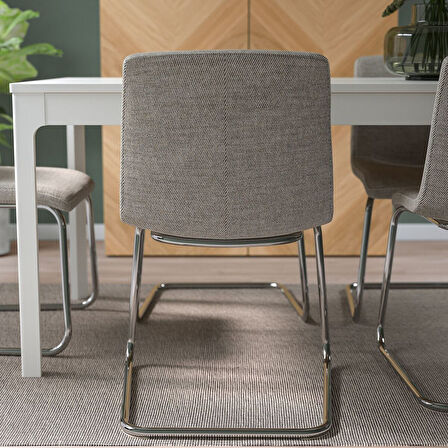 Döşemeli sandalye, viarp Bej-kahverengi