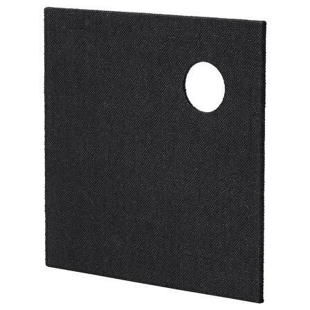 Bluetooth hoparlör ön paneli, siyah, 20x20 cm
