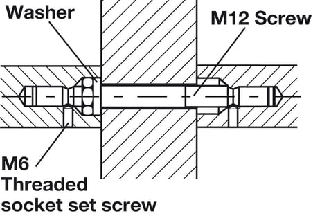 Häfele Montaj seti, Startec, ahşap, plastik ve metal kapı, çiftler halinde montaj - 38 – 42 mm