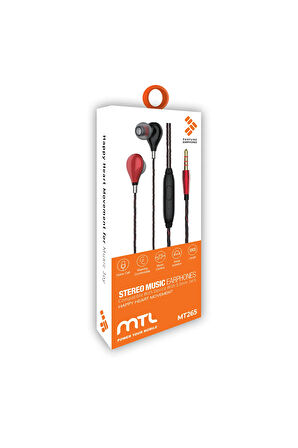 A16 Uyumlu Tak Çalıştır Stero 3.5mm Jack Kulaklık MT-A265