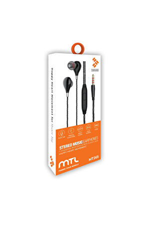 Honor Play Uyumlu Tak Çalıştır Stero 3.5mm Jack Kulaklık MT-A265