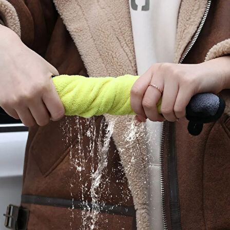 Yünlü Mikrofiber Araba Temizlik Bezi 50x70 cm 