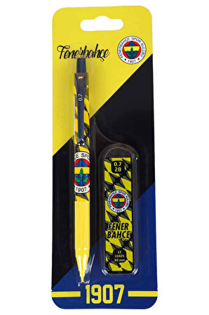 "DEKOMUS CEP DEFTERİ HEDİYELİ" LİSANSLI FENERBAHÇE VERSATİL UÇLU KALEM , 0.7 MM UÇ VE 2 ADET SİLGİ SETİ 