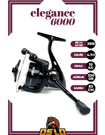 Oslo Elegance 6000 270cm 50-150gr Travel Olta Takımı Seti