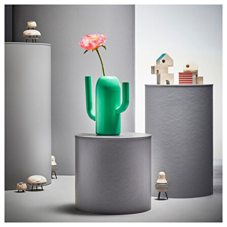 Vazo-sulama kabı, parlak yeşil, 24 cm