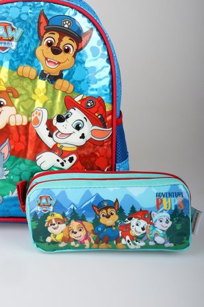 x Dekomus Lisanslı Paw Patrol Pawsome Squad 35 Cm Küçük Boy Anaokul Çantası ve Kalem Çantası Seti