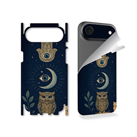 Apple İphone 17 Air için full kaplama koruma sticker kılıfsız kullanım için çizilme önleyici GÖZLER