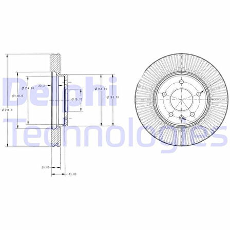 ÖN FREN AYNASI ANTARA 2.4-3.2 56-2.0CDTI 2006 CAPTIVA 2.4-3.2-2.0D 2006 296X29X5DLXHAVALI 20955857 4801850 4808848 96625948