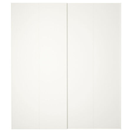 Sürgü kapak, beyaz, 200x236 cm