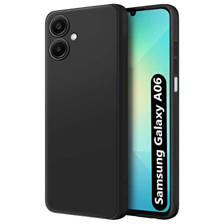 Samsung Galaxy A06 ile Uyumlu Kılıf Soft Premium Yumuşak Silikon Telefon Kılıfı Kapak
