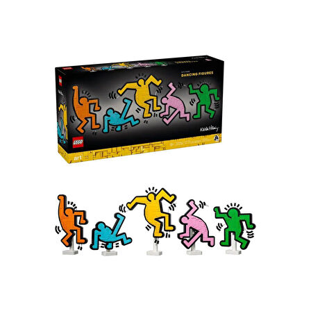 31216 Lego icons - Keith Haring – Dans Eden Figürler 1773 parça +18 yaş