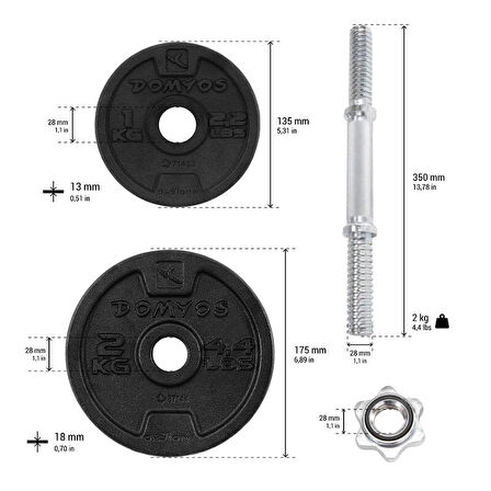 Dambıl Seti - 20 kg