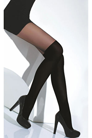 Daymod Lili Külotlu Çorap - Siyah - 2