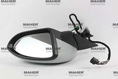 AYNA DIS DIKIZ GOLF7 2013 ELEKTRIKLI, ISITMALI,ASTARLI, KATLANIR, HAFIZALI, YAN-ALT LAMBALI SAG 5G1857508FH9B9